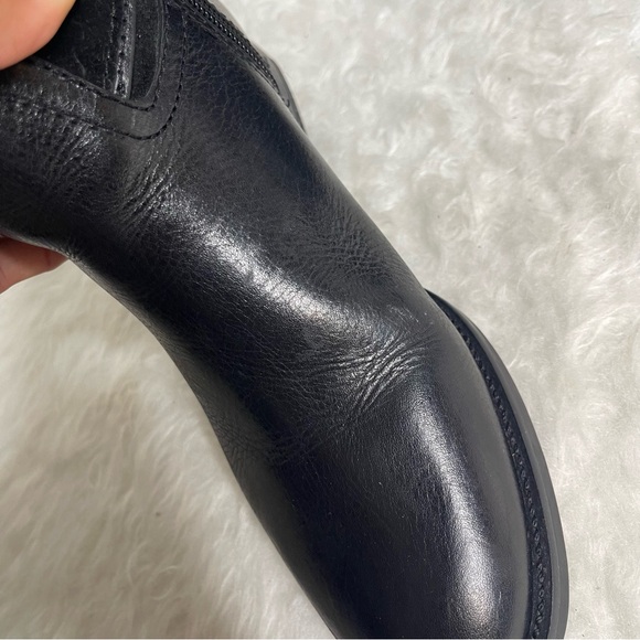 Tory Burch Riding Boots Tenley in Black Leather and Suede Size 5.5 - Picture 14 of 17